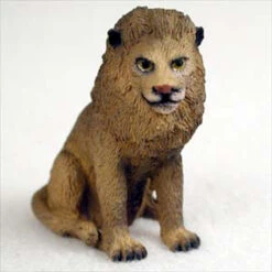 Lion Bonsai Tree Figurine