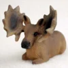 Moose Bull Bonsai Tree Figurine