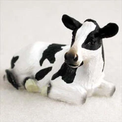 Holstein Cow Bonsai Tree Figurine
