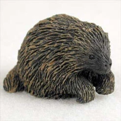 Porcupine Bonsai Tree Figurine