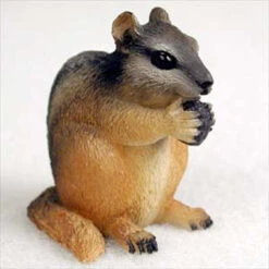 Chipmunk Bonsai Tree Figurine