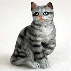 Silver Shorthaired TabbyFigurine