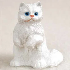 White Persian Figurine
