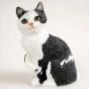 Black & White Manx Figurine