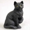 Black Shorthaired TabbyFigurine