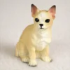 Chihuahua Tan & White Bonsai Tree Figurine