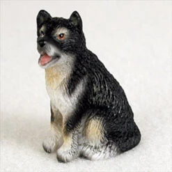 Alaskan Malamute Bonsai Tree Figurine