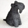 Kerry Blue Terrier Bonsai Tree Figurine