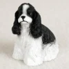 Cocker Spaniel Black & White Bonsai Tree Figurine