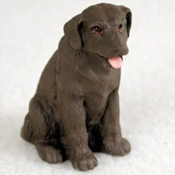 Labrador Retriever Chocolate Bonsai Tree Figurine