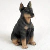 Doberman Pinscher Black W/Cropped Ears Bonsai Tree Figurine
