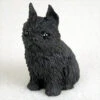 Brussels Griffon Black Bonsai Tree Figurine