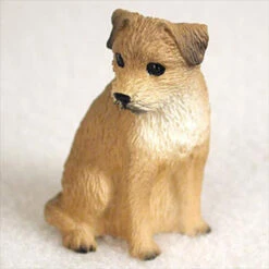 Border Terrier Bonsai Tree Figurine