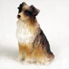 Australian Shepherd Brown Bonsai Tree Figurine