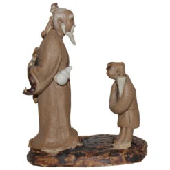 Chinese Figurine - Mudman & Son (F-093)