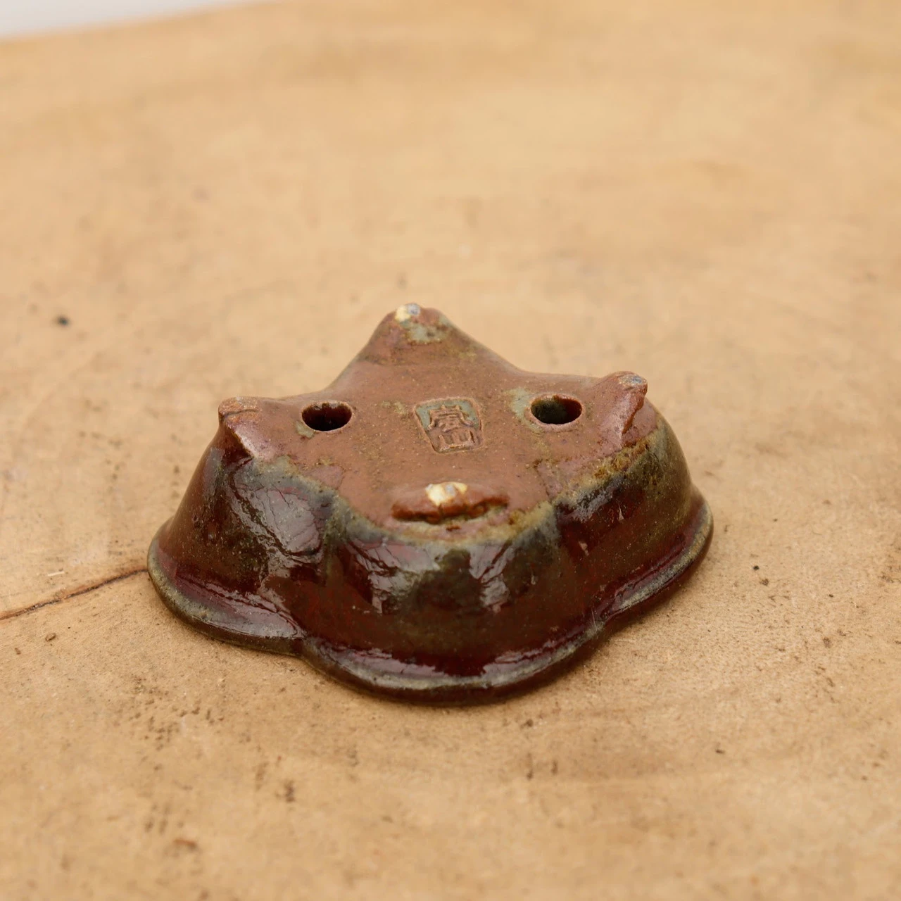 2" Japanese Tokoname Pot - Tani Ranzan (No. 1331) 3 2" Japanese Tokoname Pot - Tani Ranzan (No. 1331) - Image 3