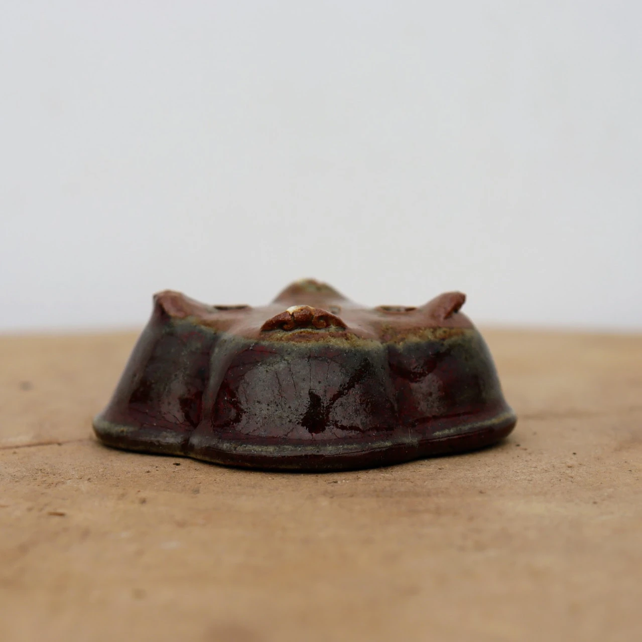 2" Japanese Tokoname Pot - Tani Ranzan (No. 1331) 5 2" Japanese Tokoname Pot - Tani Ranzan (No. 1331) - Image 5