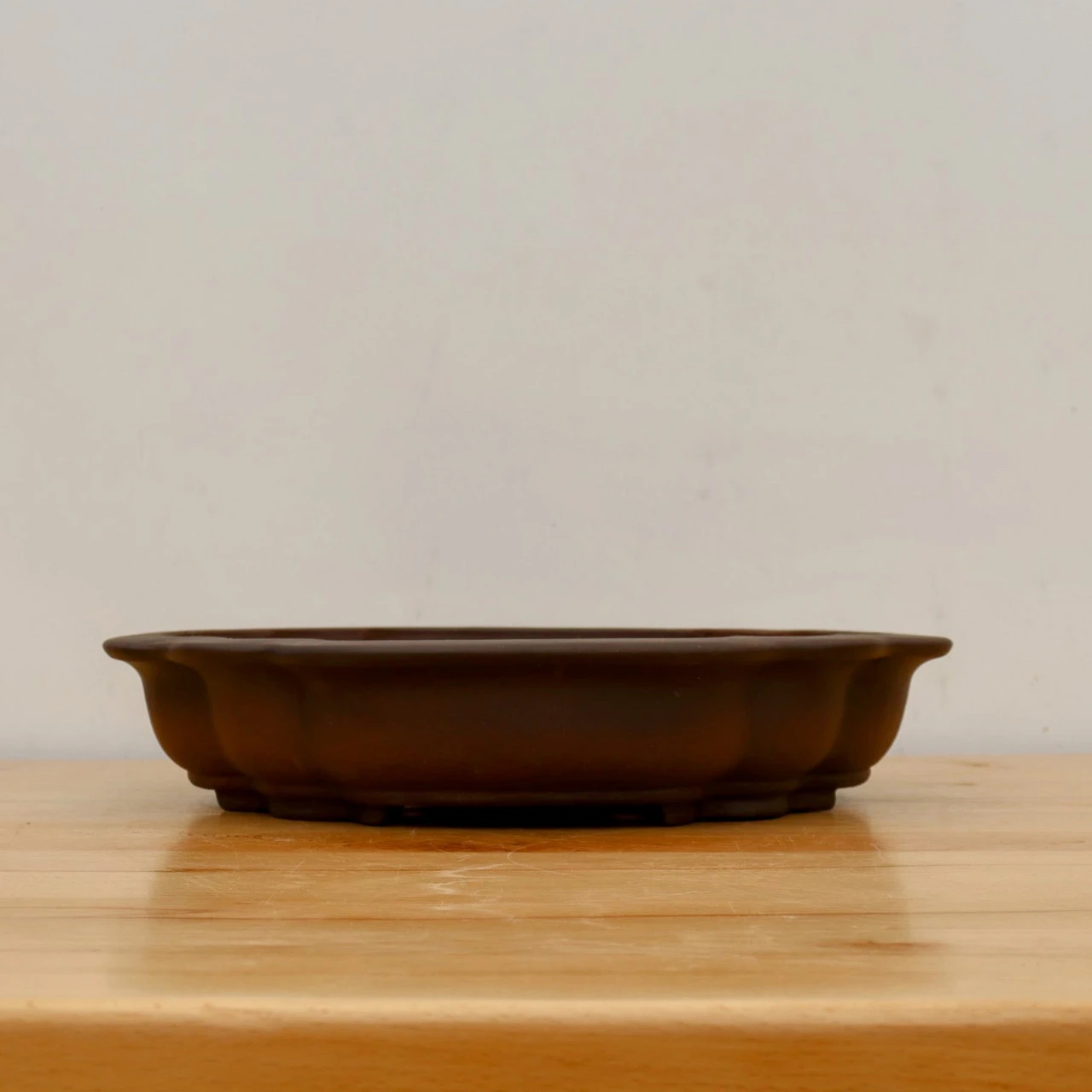 13-Inch Unglazed Yixing Bonsai Pot (No. 2447) 4 13-Inch Unglazed Yixing Bonsai Pot (No. 2447) - Image 4