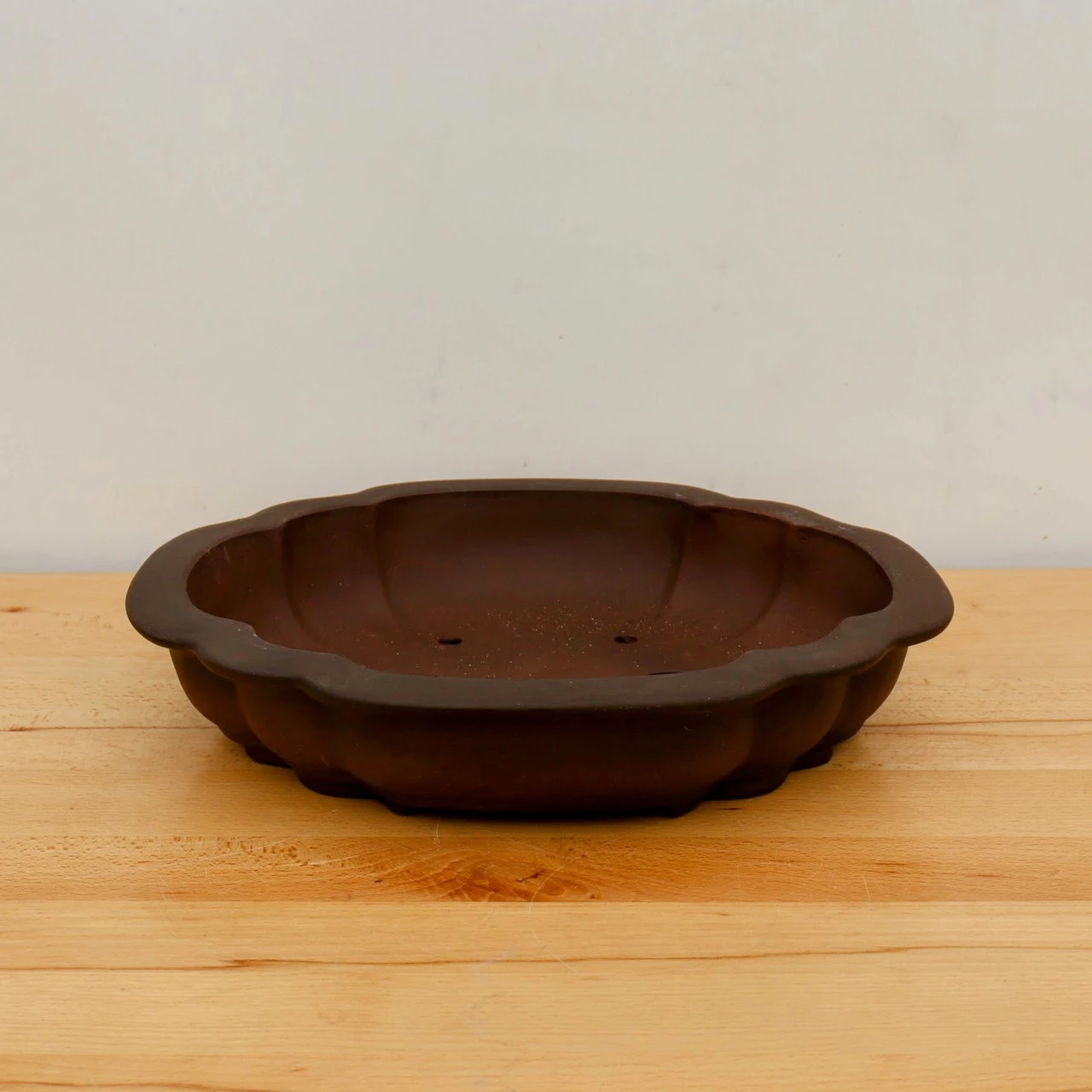 13-Inch Unglazed Yixing Bonsai Pot (No. 2447) 3 13-Inch Unglazed Yixing Bonsai Pot (No. 2447) - Image 3