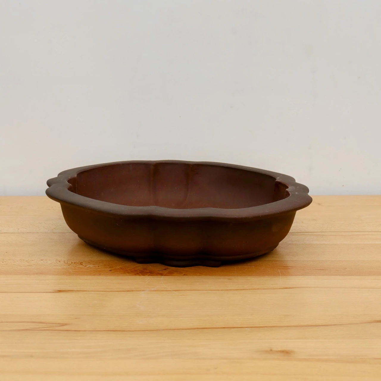 13-Inch Unglazed Yixing Bonsai Pot (No. 2447) 1 13-Inch Unglazed Yixing Bonsai Pot (No. 2447)