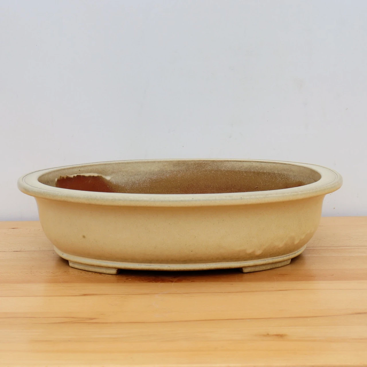 16-Inch Glazed Yixing Bonsai Pot (No. 2438) 4 16-Inch Glazed Yixing Bonsai Pot (No. 2438) - Image 4