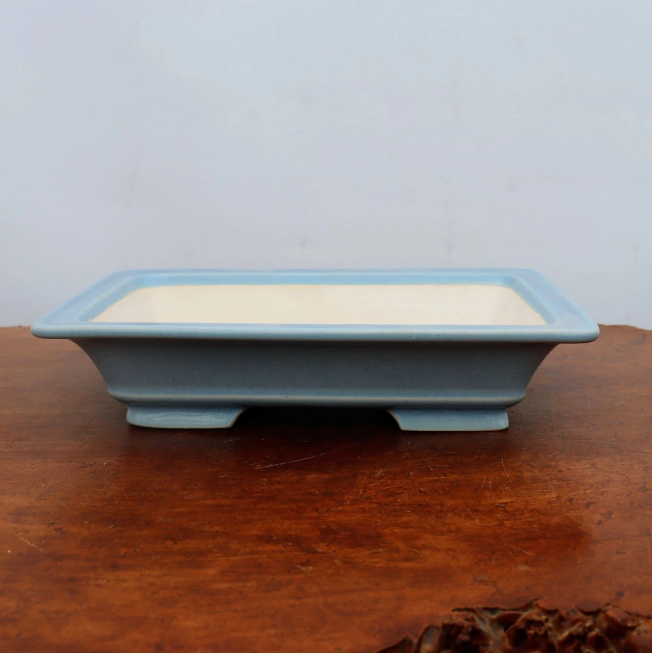11" Glazed Yixing Bonsai Pot (No. 2114) 4 11" Glazed Yixing Bonsai Pot (No. 2114) - Image 4