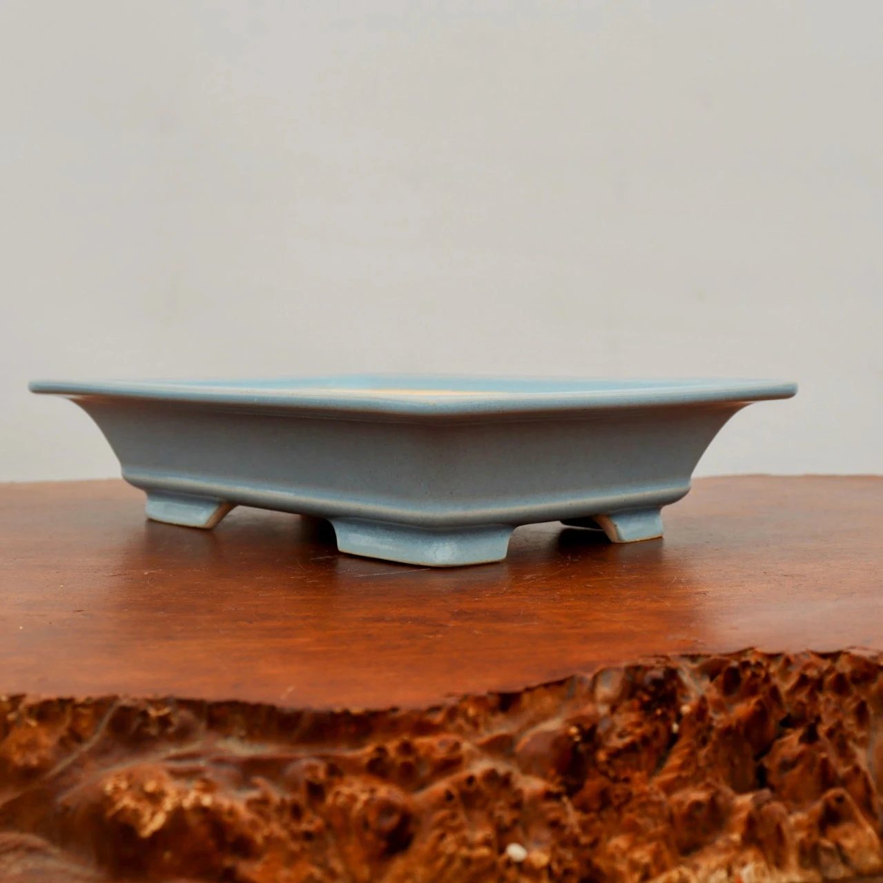 11" Glazed Yixing Bonsai Pot (No. 2114) 1 11" Glazed Yixing Bonsai Pot (No. 2114)