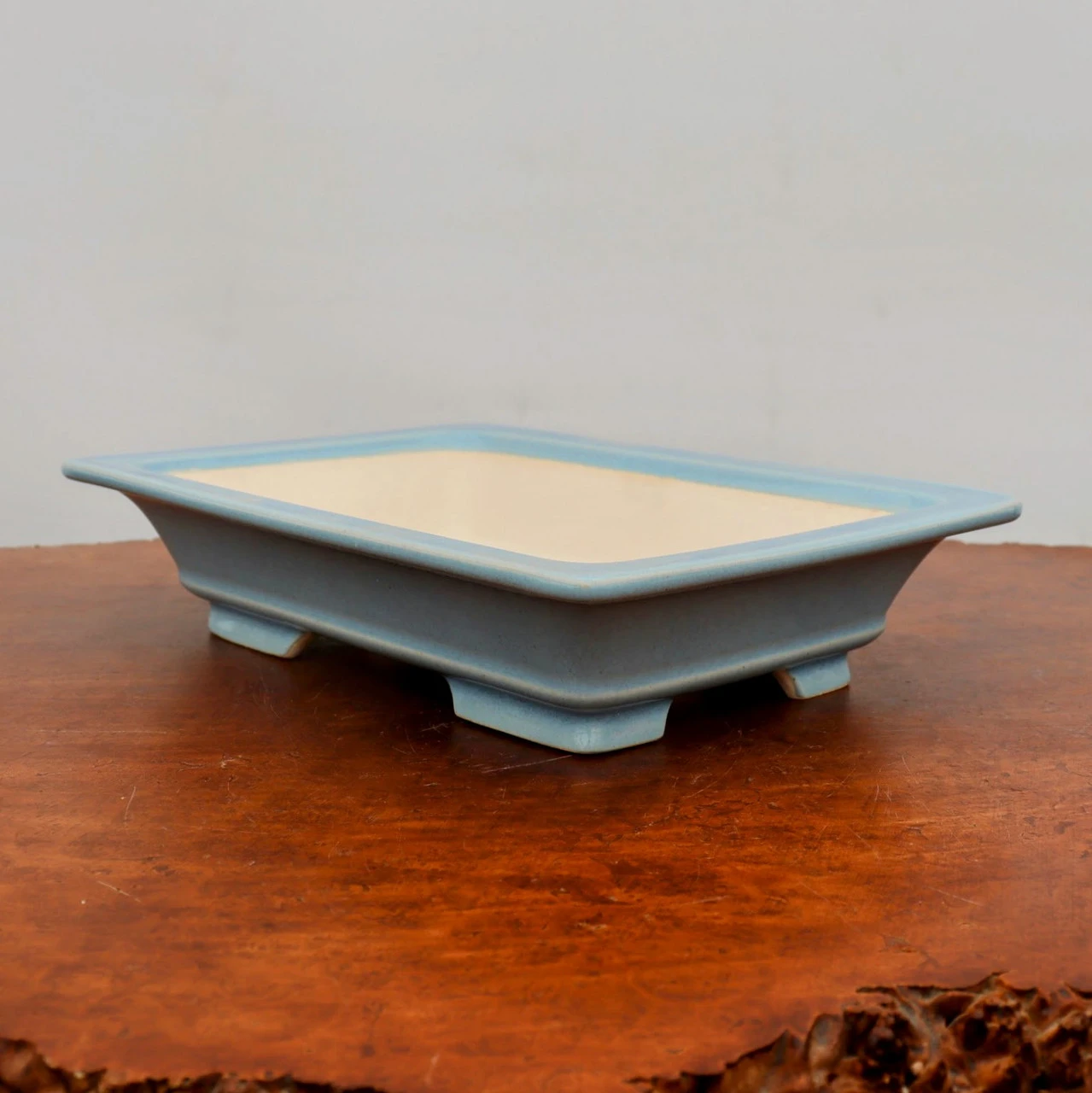11" Glazed Yixing Bonsai Pot (No. 2114) 5 11" Glazed Yixing Bonsai Pot (No. 2114) - Image 5