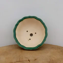 5" Green Glazed Yixing Bonsai Pot (No. 2041) -Home Decor Items Store IMG 48972 45559.1666288347