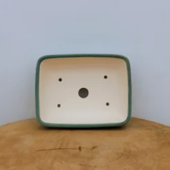 7" Green Glazed Yixing Bonsai Pot (No. 2057) -Home Decor Items Store IMG 49522 11032.1666290865