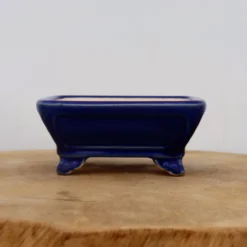 5" Dark Blue Glazed Yixing Bonsai Pot (No. 2046) -Home Decor Items Store IMG 49872 54321.1666293297 1