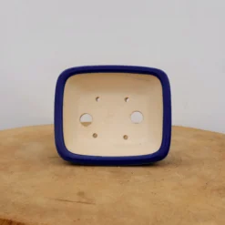 5" Dark Blue Glazed Yixing Bonsai Pot (No. 2046) -Home Decor Items Store IMG 49902 33085.1666293182