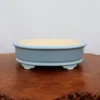 12" Light Blue Glazed Yixing Bonsai Pot (No. 2084)