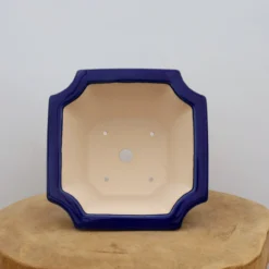 8" Blue Glazed Yixing Bonsai Pot (No. 2095) -Home Decor Items Store IMG 51202 71678.1666713198