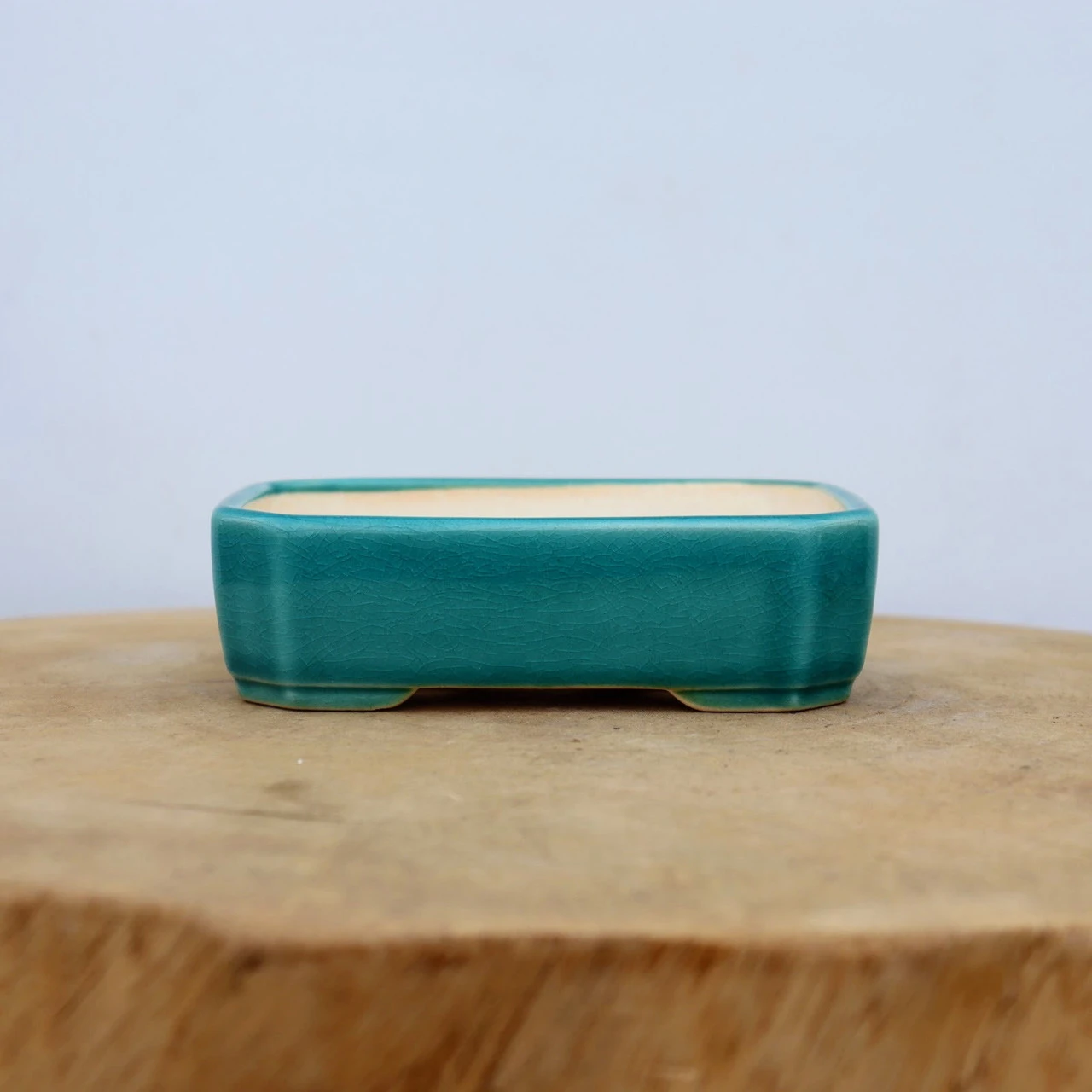 5-Inch Glazed Yixing Bonsai Pot (No. 2025) 2 5-Inch Glazed Yixing Bonsai Pot (No. 2025) - Image 2