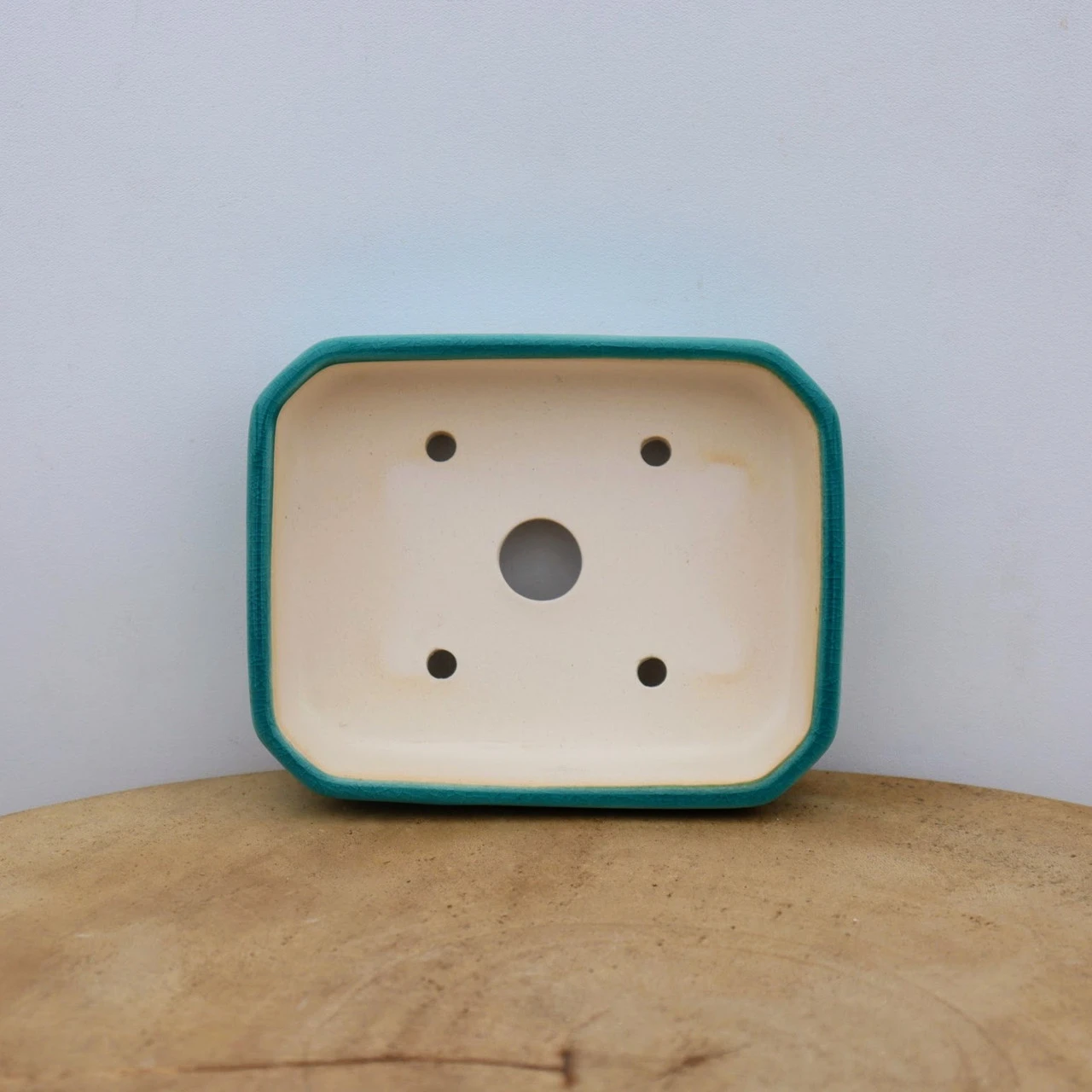 5-Inch Glazed Yixing Bonsai Pot (No. 2025) 3 5-Inch Glazed Yixing Bonsai Pot (No. 2025) - Image 3