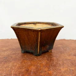Vintage Hexagon Koyo Tokoname Pot No. TSP6