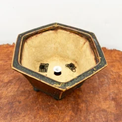 Vintage Hexagon Koyo Tokoname Pot No. TSP6 -Home Decor Items Store IMG 5236 93564.1676496511