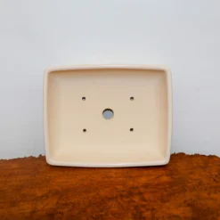 8" Cream Glazed Yixing Bonsai Pot (No. 2069) -Home Decor Items Store IMG 52482 18441.1667328975