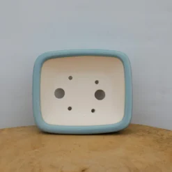 5" Light Blue Glazed Yixing Bonsai Pot (No. 2047) -Home Decor Items Store IMG 52732 55274.1667335341