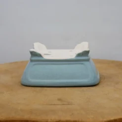 5" Light Blue Glazed Yixing Bonsai Pot (No. 2047) -Home Decor Items Store IMG 52742 31246.1667335337
