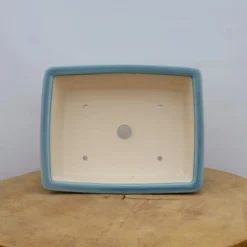 8" Light Blue Glazed Yixing Bonsai Pot (No. 2059) 8 8" Light Blue Glazed Yixing Bonsai Pot (No. 2059) -Home Decor Items Store IMG 52932 88586.1667335972