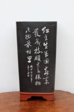 9" Etched Cascade Yixing Bonsai Pot (No. 2240) 9 9" Etched Cascade Yixing Bonsai Pot (No. 2240) -Home Decor Items Store IMG 53612 79441.1673635155