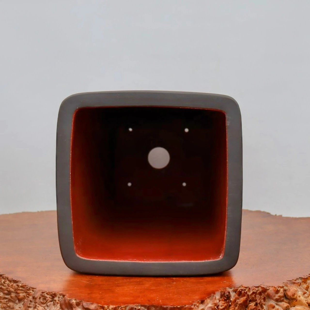 9" Etched Cascade Yixing Bonsai Pot (No. 2240) 3 9" Etched Cascade Yixing Bonsai Pot (No. 2240) - Image 3