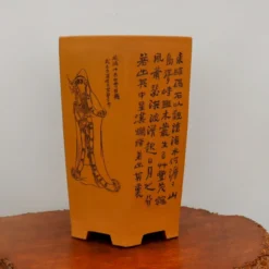 11" Etched Cascade Yixing Bonsai Pot (No. 2238) -Home Decor Items Store IMG 53672 26163.1673635433