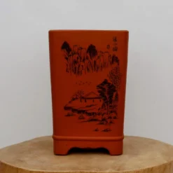 6" Etched Cascade Yixing Bonsai Pot (No. 2204) -Home Decor Items Store IMG 54002 73581.1673636352