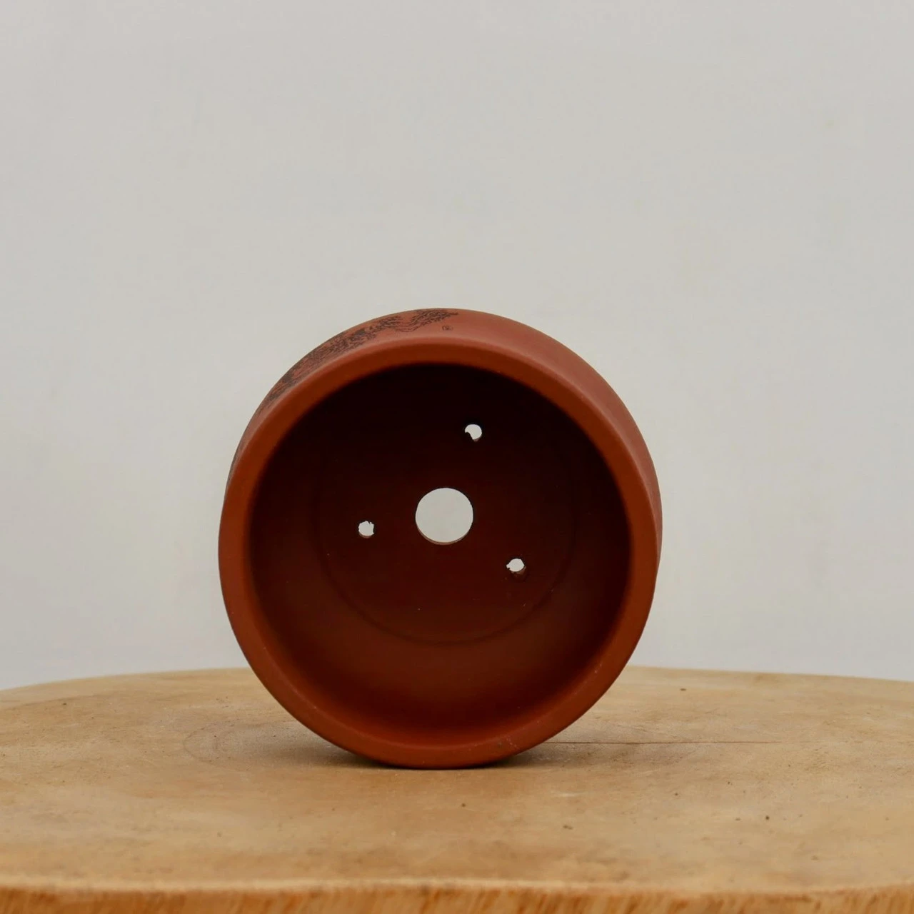 4" Etched Yixing Bonsai Pot (No. 2161) 3 4" Etched Yixing Bonsai Pot (No. 2161) - Image 3