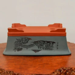 14" Etched Yixing Bonsai Pot (No. 2193) 11 14" Etched Yixing Bonsai Pot (No. 2193) -Home Decor Items Store IMG 54502 29486.1673638142
