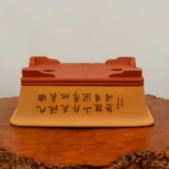 14" Etched Yixing Bonsai Pot (No. 2192) -Home Decor Items Store IMG 54872 84354.1673639637