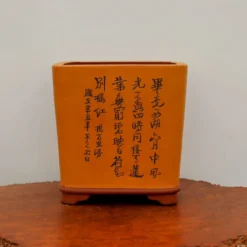 11" Etched Yixing Bonsai Pot (No. 2224) -Home Decor Items Store IMG 54922 81799.1673640011